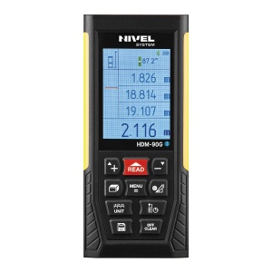 Telemetru cu laser verde, USB Bluetooth 90m, HDM-90G - Nivel System - Img 3