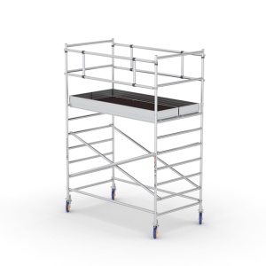 Bisonte ProTUBE L4 Schela mobila profesionala din aluminiu H lucru 4,1m - Img 1