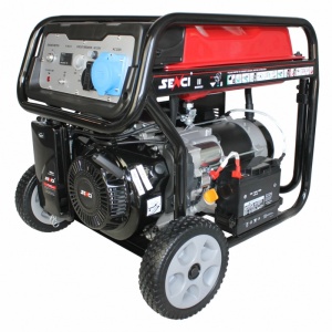 Generator de curent SENCI SC6000E TOP putere maxima 5,5 kW 230V pornire electrica si roti - Img 3