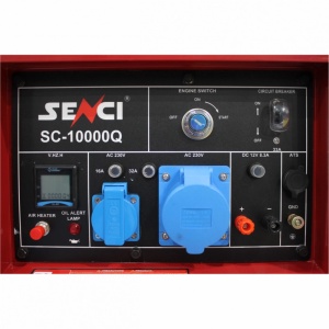 Generator monofazat insonorizat SENCI SC10000Q putere maxima 8 KW 230V motor Diesel FARA ATS - Img 3