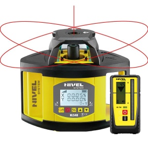 Nivela laser rotativa Nivel System NL540 Digital stadie LS24 trepied SJJ32 - Img 2