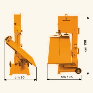 Bisonte TSC650 Masina de taiat BCA, 1,85kW/230V, Hmax. taiere 650mm - Img 2