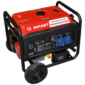 Generator De Curent Rotakt ROGE8500D, 8.5 KW (Include Funcția De Automatizare - ATS), AVR, Voltmetru, Autonomie 7 Ore - Img 1