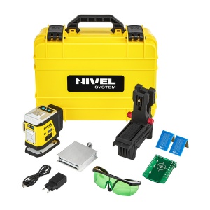 Nivela laser pentru construcții cu fascicul albastru – 2 planuri de 360° Nivel System CL2B - Img 1