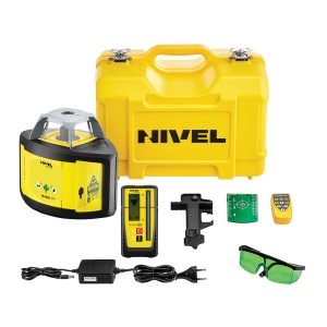 Nivelă laser rotativa verde Nivel System NL500G Digital trepied SJJ1 stadie LS24 - Img 2