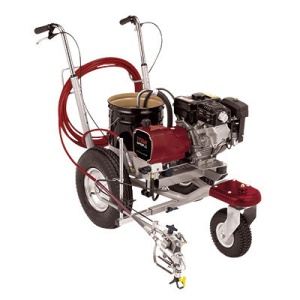 Pompa pentru marcaj rutier TITAN PowrLiner 2850, viteza trasare 126.8 m/min., duza max. 0.032″, motor Honda 3.5 cp