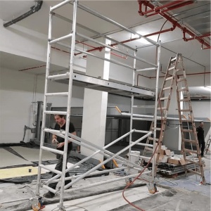 Bisonte ProTUBE S8 Schela mobila profesionala din aluminiu H lucru 8,3m - Img 3