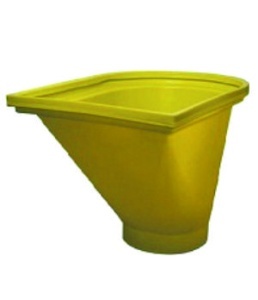 Cuvă de încărcare, înălțime 650 mm, diametru interior inferior 390 mm