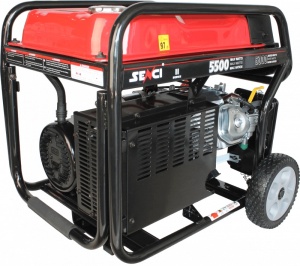 Generator de curent SENCI SC6000E TOP putere maxima 5,5 kW 230V pornire electrica si roti - Img 5