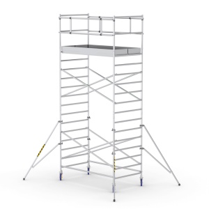 Bisonte ProTUBE L6 Schela mobila profesionala din aluminiu H lucru 6,2m - Img 1