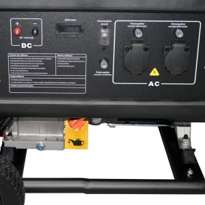 Generator De Curent Rotakt ROGE5500, 5.5 KW, AVR, voltmetru, Ieșire 12V, Autonomie 7 ore - Img 3