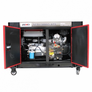 Generator trifazat insonorizat SENCI SCD13000Q-3 11 kW 400V, motor Diesel - Img 2