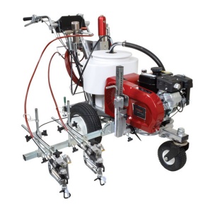 Pompa marcaj rutier TITAN PowrLiner 4955, viteza trasare 155 m/min., duza max. 0.038″, motor Honda 3.5 cp