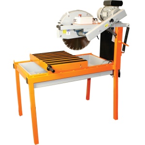 Bisonte KTV 400 Masina de taiat caramida, disc 400 mm, lungime taiere 450 mm - Img 3