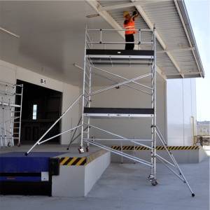 Bisonte ProTUBE L6 Schela mobila profesionala din aluminiu H lucru 6,2m - Img 2