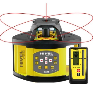 Nivela laser rotativa Nivel System NL520 Digital stadie LS24 trepied SJJ1 - Img 2