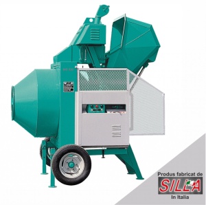 Betoniera semi-automata Imer BIR 330 motor diesel Kohler, 7.5 cp, capacitate 330 l, productie beton 6.5 mc/ora