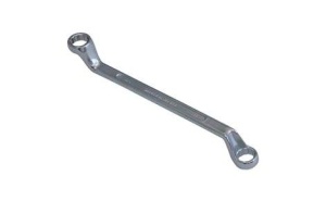 Cheie inelară cotită cu cap dublu pentru fixare schele 21-22 mm