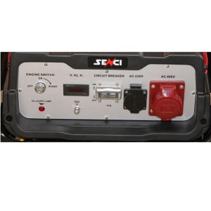 Generator de curent trifazat SENCI SC10000TE TOP putere maxima 8,5 kW/400V - Img 2