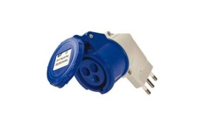 Adaptor 2P+T 16A 220V CEE