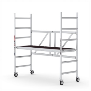 Bisonte ProTUBE F90 Schela mobila profesionala din aluminiu H lucru 2,7m - Img 1