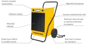 Dezumidificator profesional MASTER DH92 - Img 2