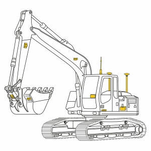 Sistem de ghidare pentru Excavator Topcon 3D GPS - Img 1