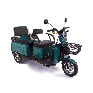Triciclu electric Rotakt Liberia 1400W 25 km/h autonomie 48 km baterie plumb- acid 60V 20Ah greutate maxima 292 kg, Fara permis - Img 1