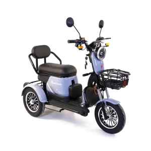 Triciclu Electric Rotakt Senior Motor 1000W Viteză 25 km/h Autonomie 62 km Baterie plumb-acid 60V 20Ah Greutate maximă 187 kg, Fără permis - Img 1