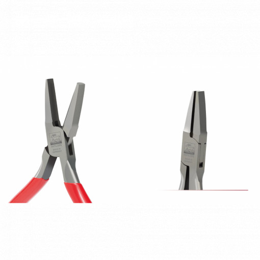 Cleste plat semicircular cu 2 arcuri 130mm pentru bijutieri, ANTILOPE, Niqua