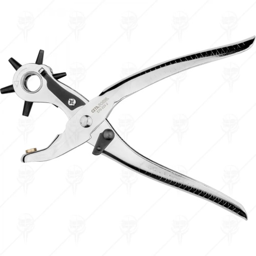 Cleste revolver cu preducele pentru pielarie, Wiha