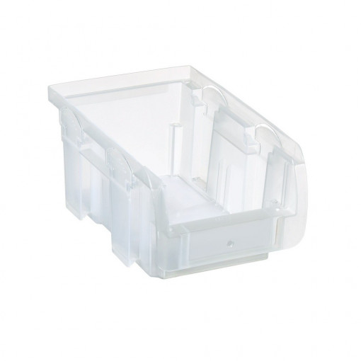 Cutie organizare/depozitare transparenta, 102 x 160 x 75 mm