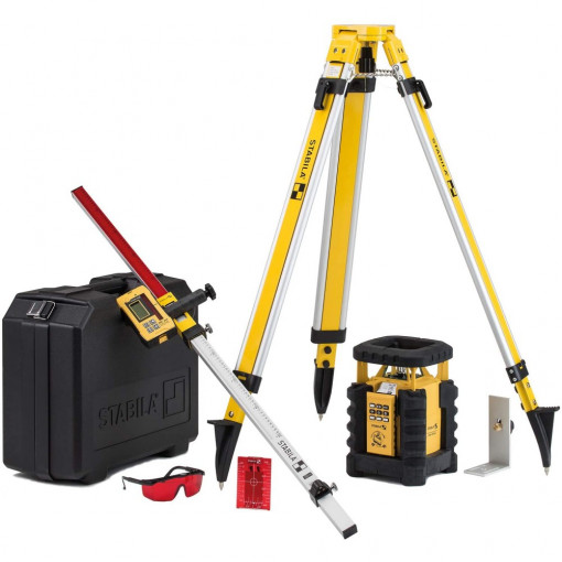 LAR 350 Set – Nivela laser rotativ cu reglare prin inclinare telecomanda, Stabila