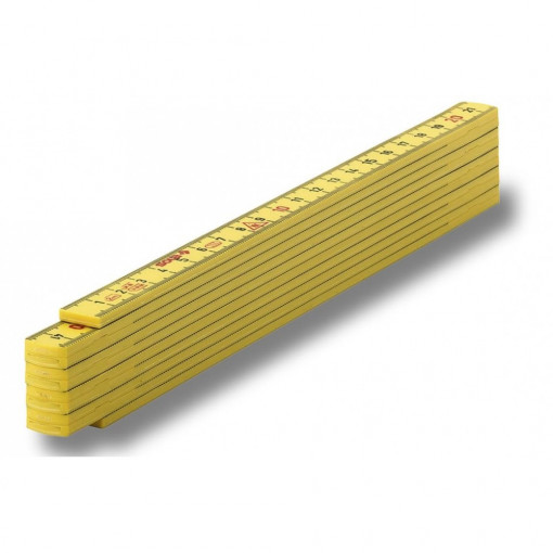 Metru pliabil din plastic HK 2/10 G, 2 m, SOLA