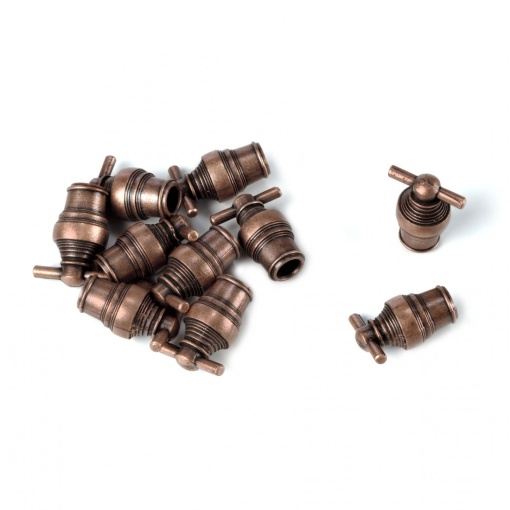Set 2 bombarde/mortiere pentru navomodele, 25mm, Amati