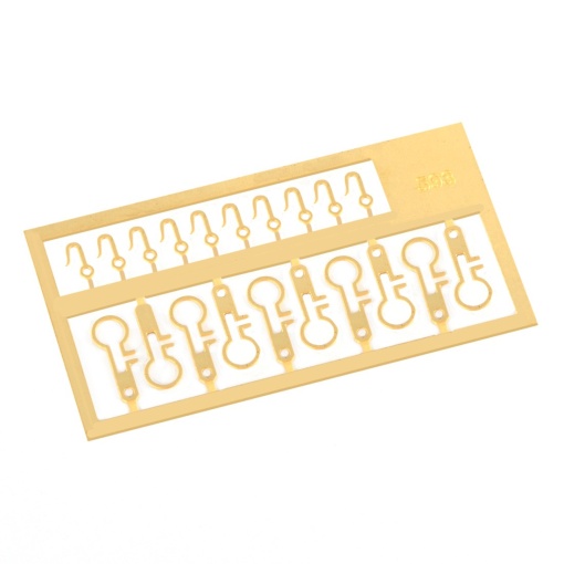 Set carlige si fixari pentru capete de berbec navomodelism, Amati