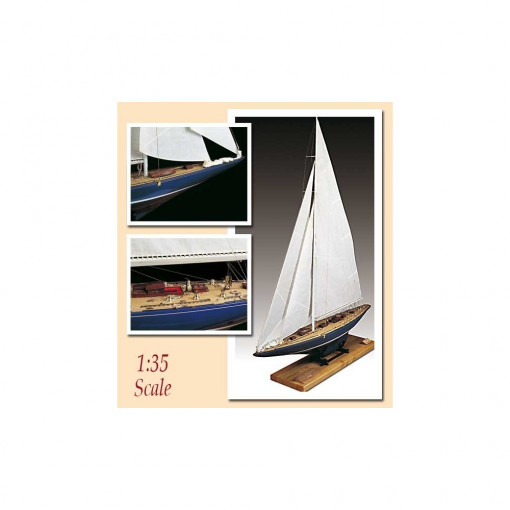 1200/82 Planuri constructie navomodel Amati, ENDEAVOUR-J Class Yacht, Goeleta - 1934, Scara 1/35