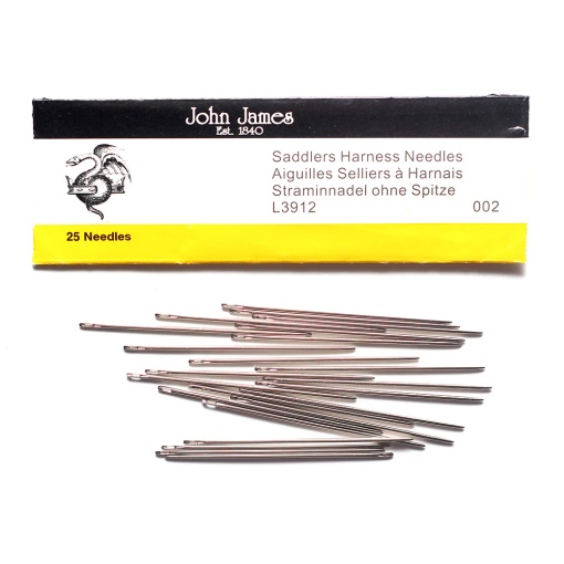 Ace de cusut manual piele John James, NR. 2 MEDII