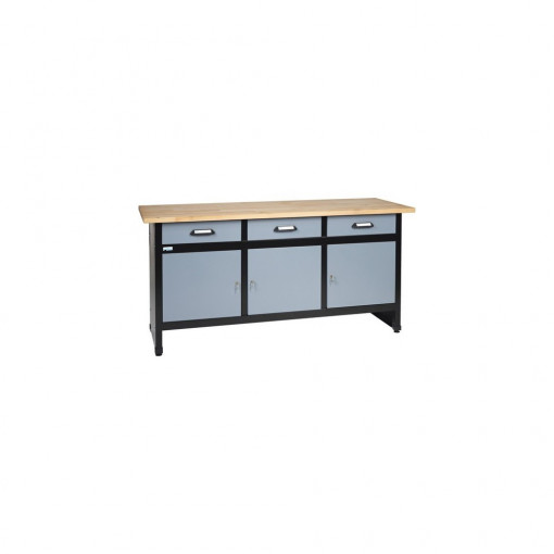 Banc de lucru 1700mm, cu 3 usi si 3 sertare