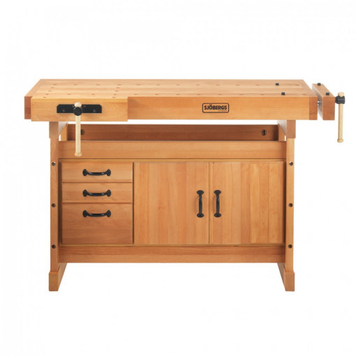 Banc de lucru pentru tamplarie PROFI SCANDI PLUS 1425 + dulap SM03, Sjobergs