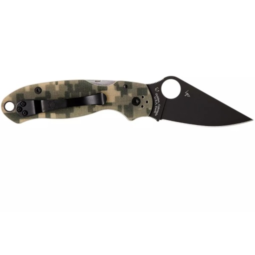 Briceag Para™ 3 G-10 Digital Camo lama neagra, Spyderco