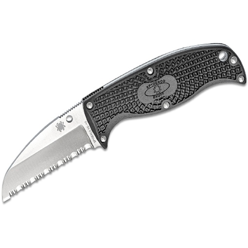 Cutit Enuff™ FRN Black Sheepfoot, Spyderco
