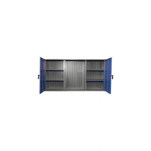 Dulap suspendat FAM WS-07 1200x600x200 mm, cu 2 uși, 4 polițe și panou perforat