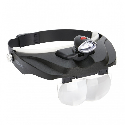 Lupa pentru cap MagniVisor, cu 4 lentile si led CARSON