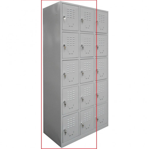 Vestiar cusetat 2x5 cusete- "MAXI", 600x500x1800 mm