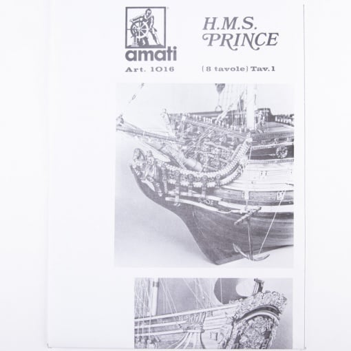 1016 Planuri constructie navomodel Amati HMS Prince