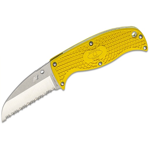 Cutit Enuff™ Salt® FRN Yellow Sheepfoot, Spyderco