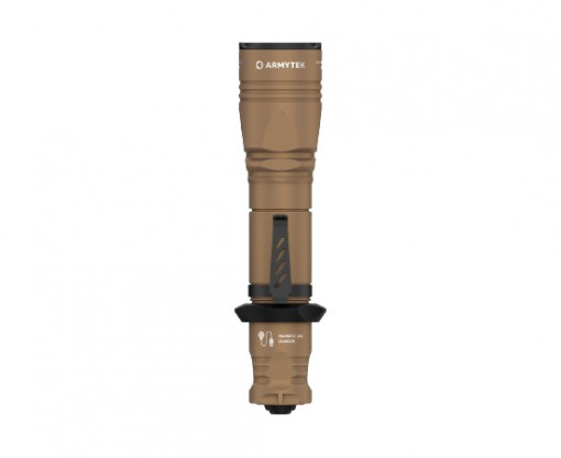 F07501WS Lanterna tactica Dobermann Pro Magnet USB Sand - Warm, Armytek