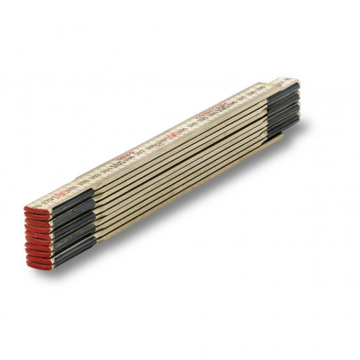 Metru pliabil lemn HC 2/10, 2 m, SOLA