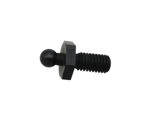Parte inferioara surub cromat negru M5 - 10 mm pentru sisteme de fixare LOXX